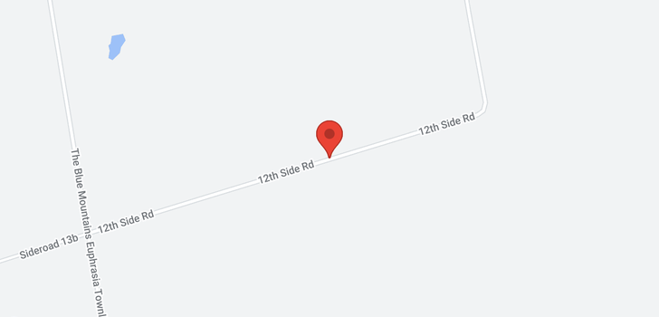 map of 607393 12TH SIDEROAD